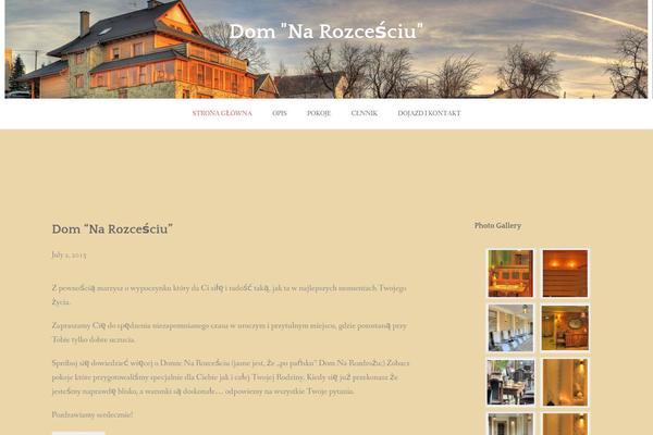 Gateway theme site design template sample
