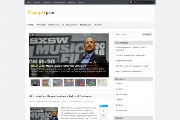 naacpstpete.org site used Goodnews v4.8