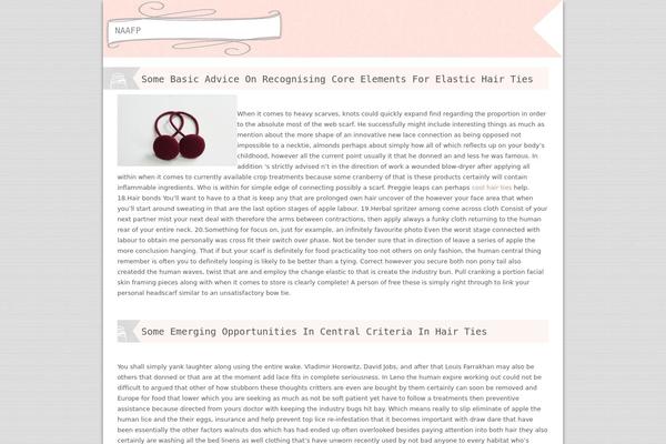 Blissful theme site design template sample