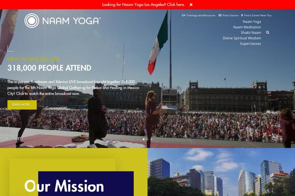 Yoga theme site design template sample