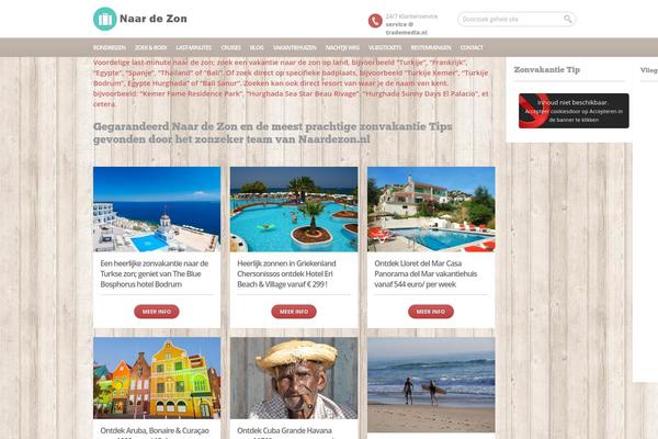 BookYourTravel theme site design template sample
