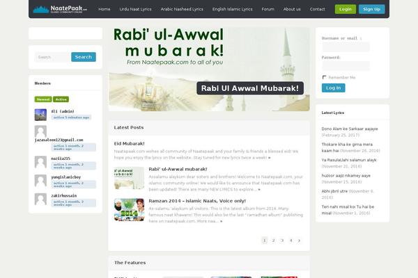 Socialize theme site design template sample