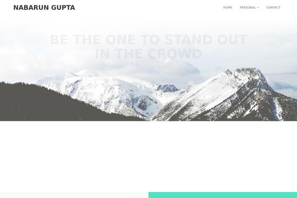 Bota theme site design template sample