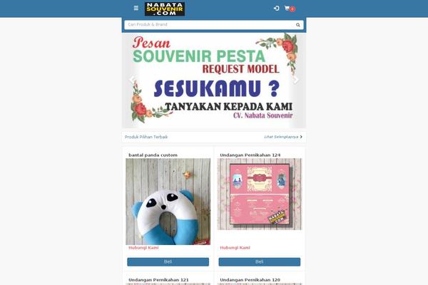 nabatasouvenir.com site used Indostore6p