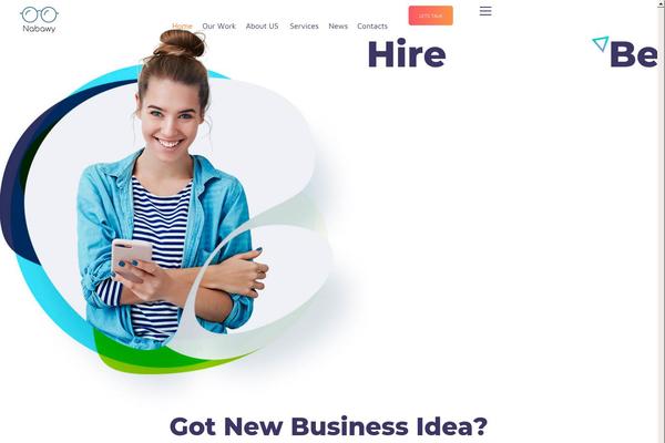 Ewebot theme site design template sample