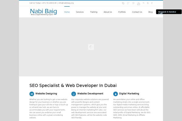 Site using Slick Contact Forms plugin