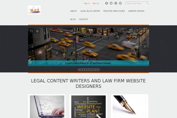 nablegalmarketing.com site used D5-design-extend
