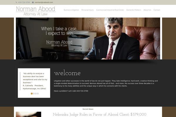Reno theme site design template sample