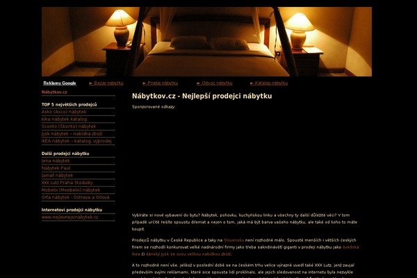 nabytkov.cz site used Bluebubble