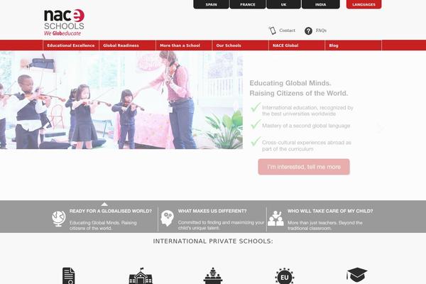 naceschools.com site used Nace