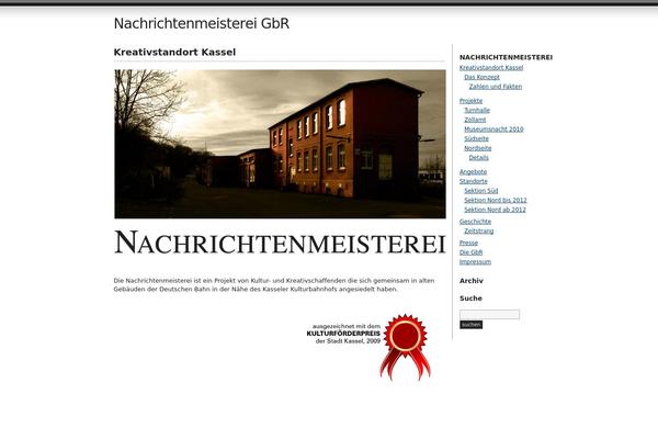 Journalist theme site design template sample