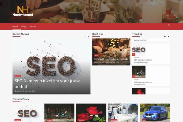 CoverNews theme site design template sample
