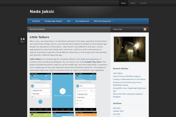 Traction theme site design template sample