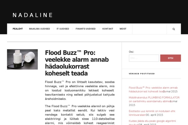 JustWrite theme site design template sample
