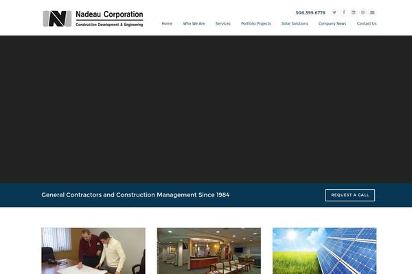 Construction-child theme site design template sample