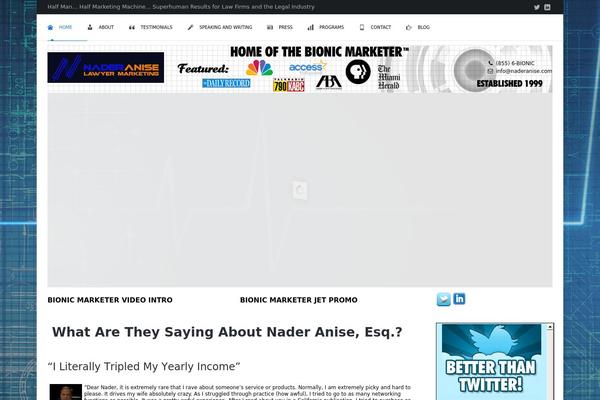 Site using Shortcodeigniter plugin