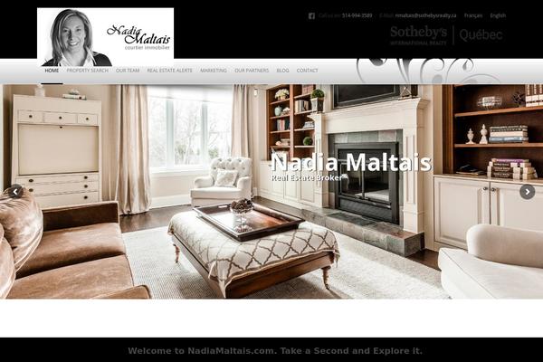 Metropolis theme site design template sample