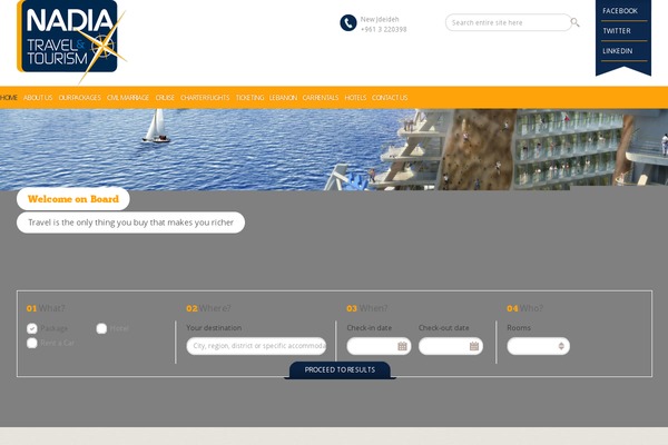 BookYourTravel theme site design template sample