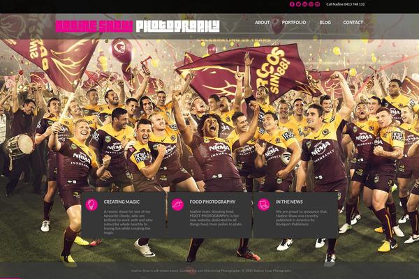nadineshaw.com site used Digon