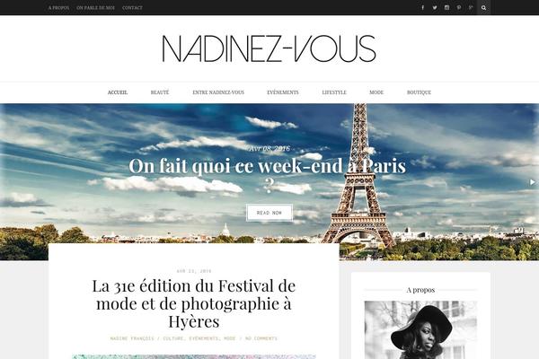 Shiroi Hana theme site design template sample