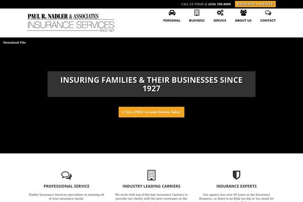 nadlerinsurance.com site used 2021