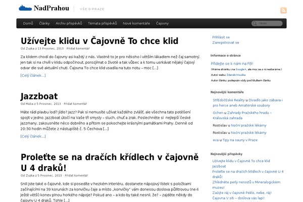 Site using Čeština pro WordPress plugin