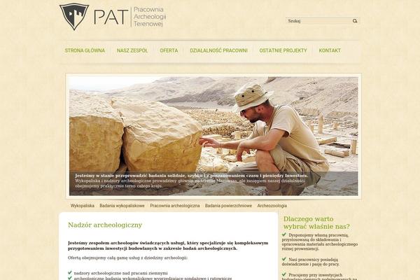 Desert theme site design template sample