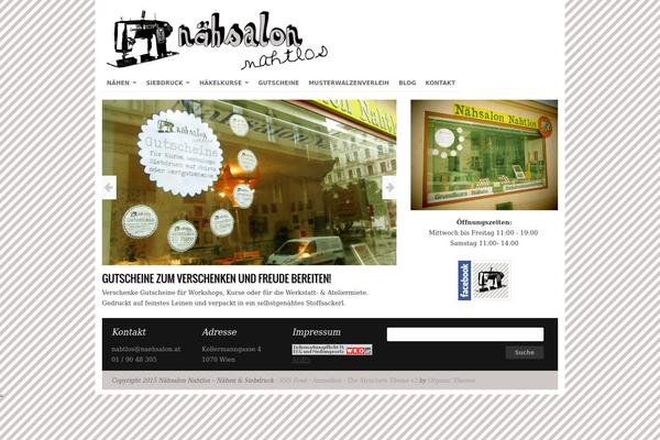 Structure Theme theme site design template sample