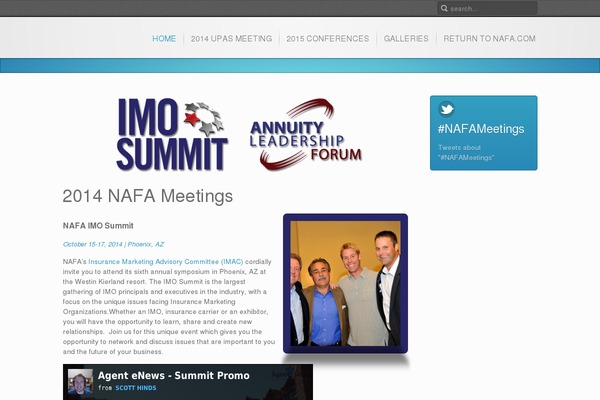 Inspire theme site design template sample