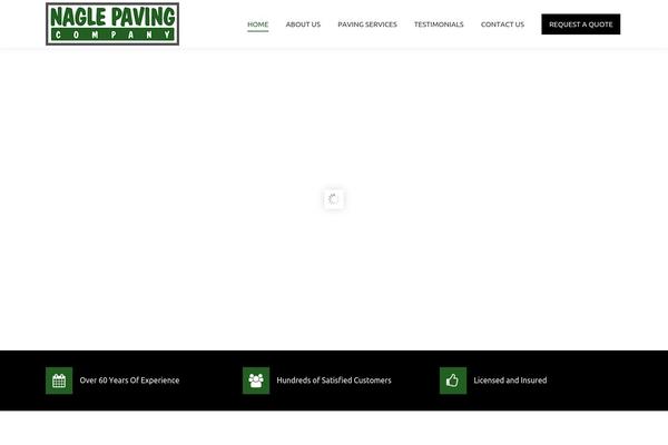 The7 theme site design template sample