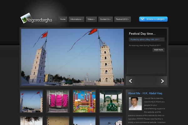 Ephoto theme site design template sample