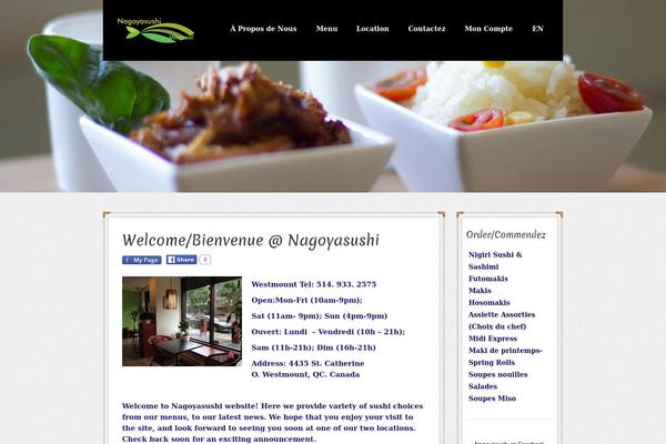 Gdrestaurant theme site design template sample