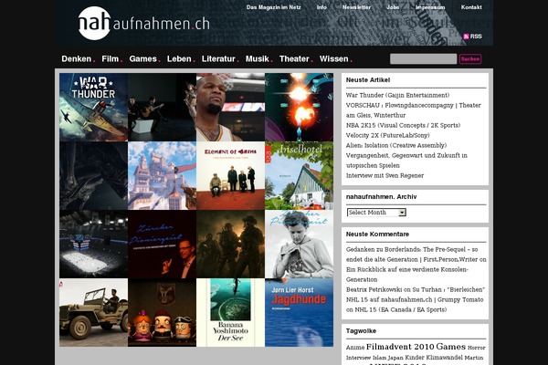 Magazine_10 theme site design template sample
