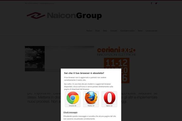 Site using Browser Rejector plugin