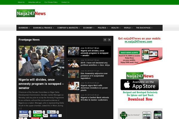 Site using Wptelegram-widget plugin