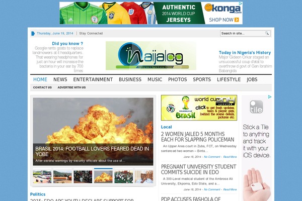 Site using Pojo Device Widget plugin