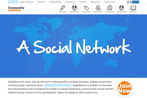 naijashout.com site used CommunityJunction