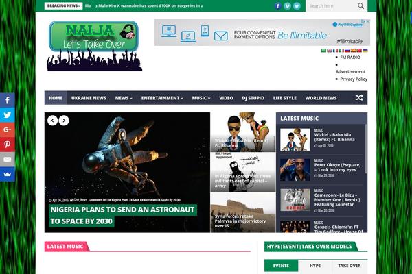 Site using Facebook Popup Like Box plugin