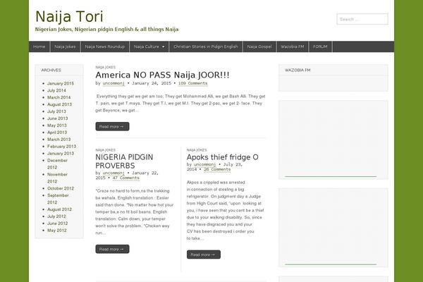 Magazine Basic theme site design template sample