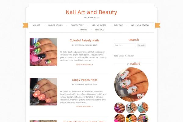 Sugar and Spice theme site design template sample