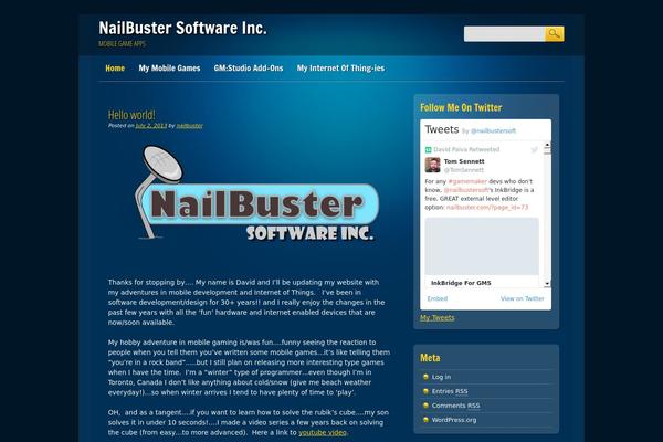 Online Marketer theme site design template sample