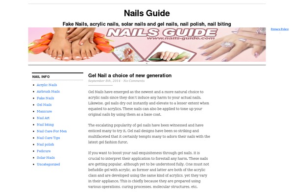 nails-guide.com site used IMNews