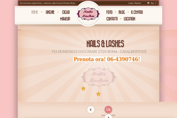 Retro theme site design template sample