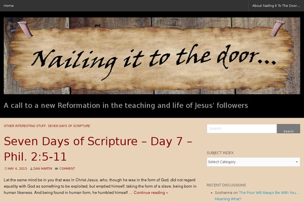 nailtothedoor.com site used WP-Forge