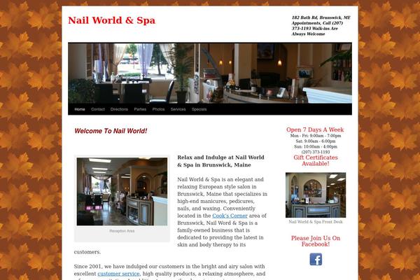 Twentytenchild theme site design template sample