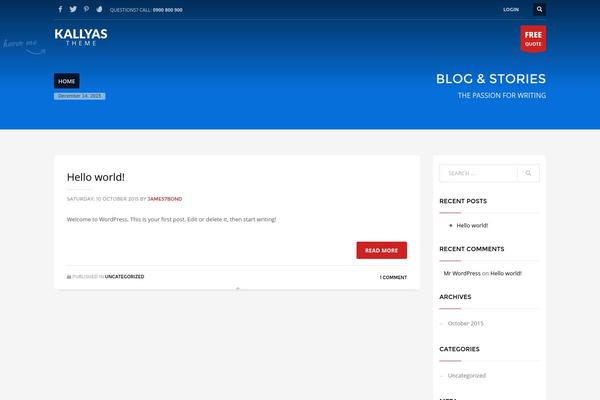 Site using CuteSlider plugin