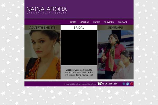 nainaarora.com site used Carmina