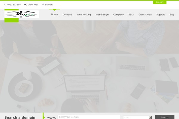 Megahost theme site design template sample