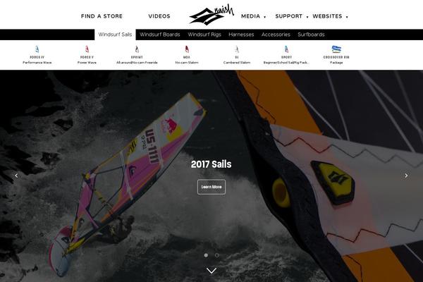 naishsails.com site used Naishsurfing