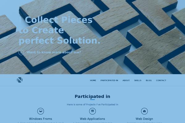 OneEngine theme site design template sample